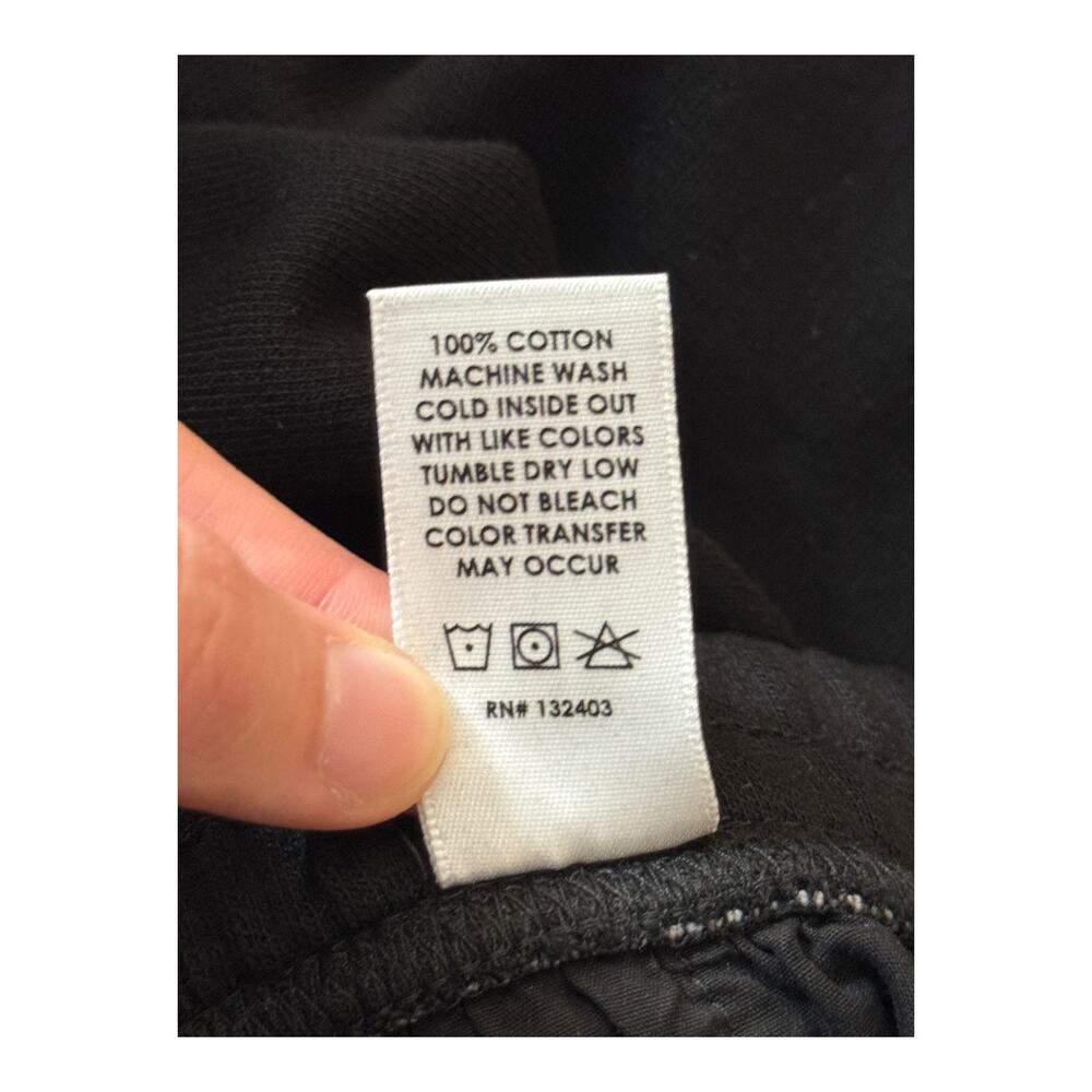 Cotton Citizen Milan zip hem jogger pants black size Small S - Picture 8 of 8